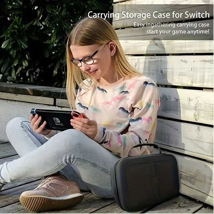 Чанта за съхранение Твърд Калъф за пренасяне Nintendo Switch Oled Кейс