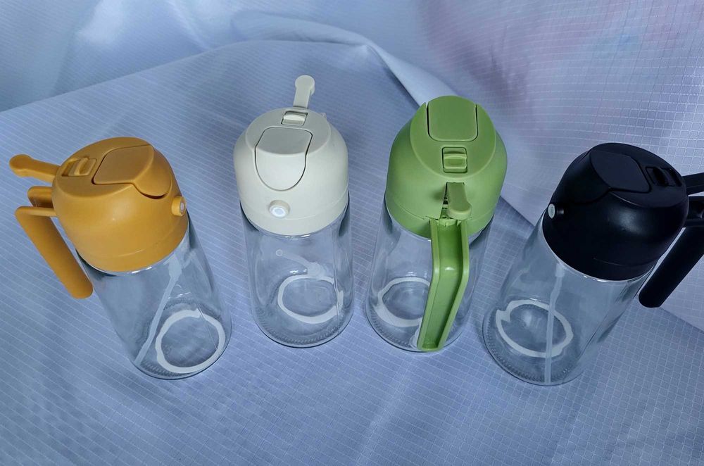 Стъклен оливерник 470 мл (16oz) – 2 в 1 употреба - спрей/оливерник