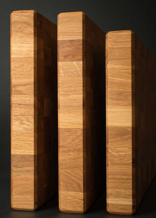 Tocator de lemn cu fibra intoarsa (end grain)