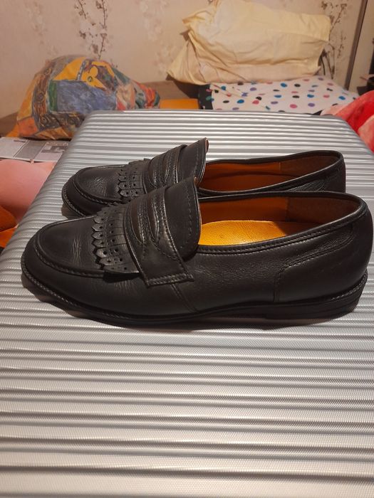 Черни обувки на GALLUS liberty  естествена кожа