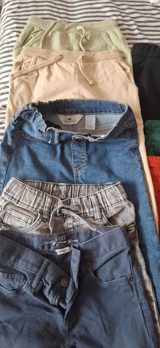 Pantaloni marimea 116,bluze si trening