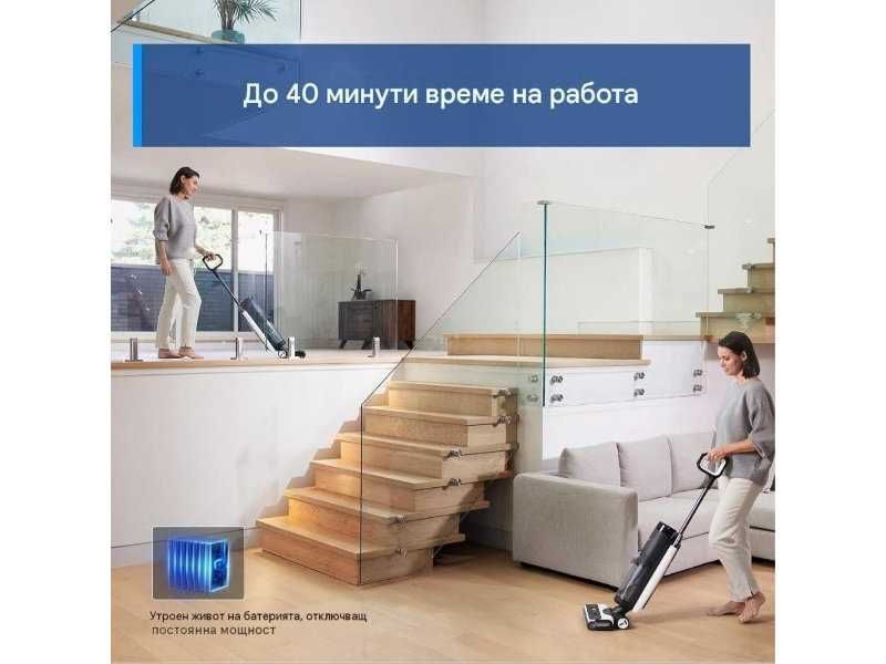 Безкабелна Вертикална Прахосмукачка с Моп Tineco S7 FlashDry – 230W, Черна