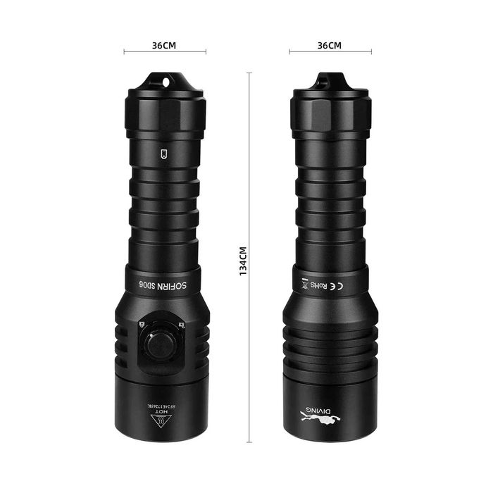 Lanterna subacvatica Sofirn SD06 cu led SFT70