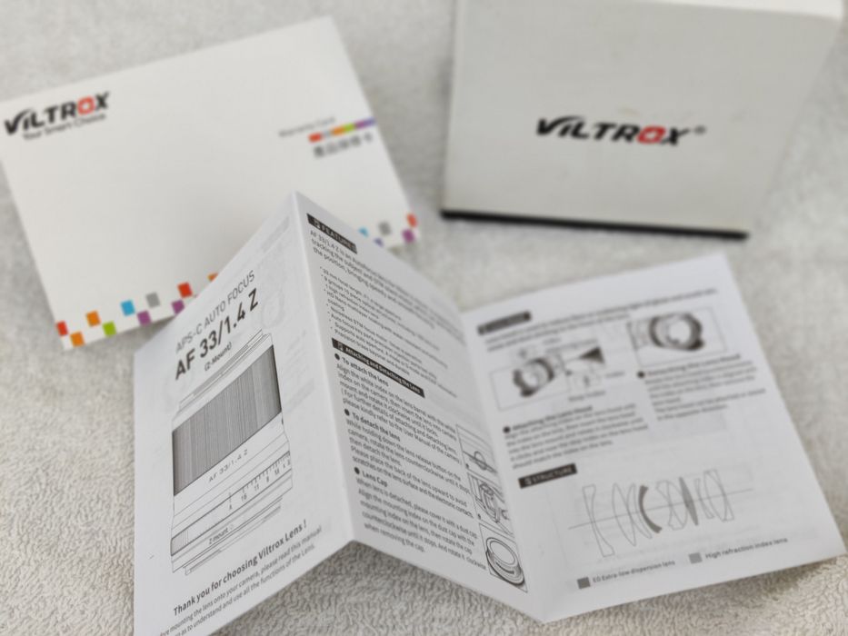 Viltrox  33 mm . f 1.4 - Nikon Z