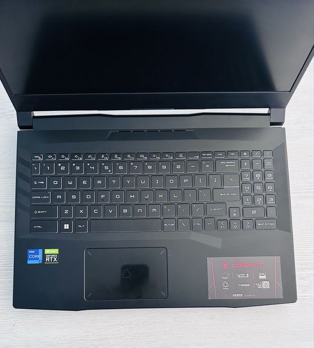 MSI Crosshair 15 | i7 11th Gen | 16GB RAM | 1TB SSD | Ideal Holatda