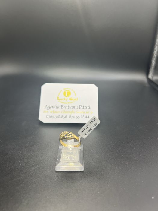 Inel aur 14k 2.57 gr marimea 17 cod 8580
