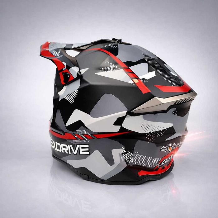Кросова каска EXDRIVE, Full Face, DOT Сертификат, Размер: XL