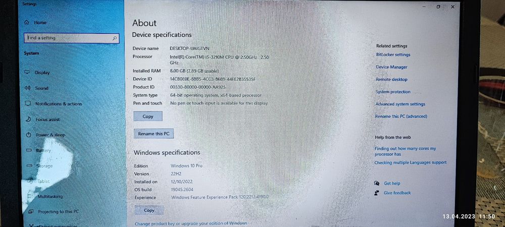 Лаптоп Asus K55 15''