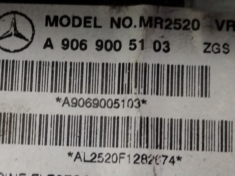 radio cd mercedes-benz sprinter (2009->) [906] 2.2 motorina 2015