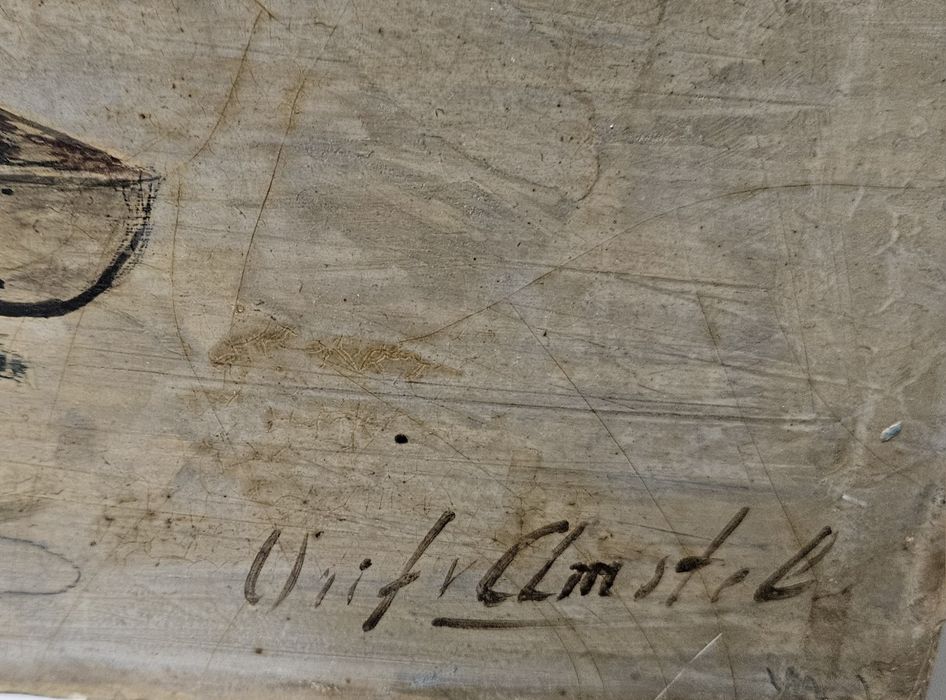 Tablou vechi, srmnat Unif v Amstel