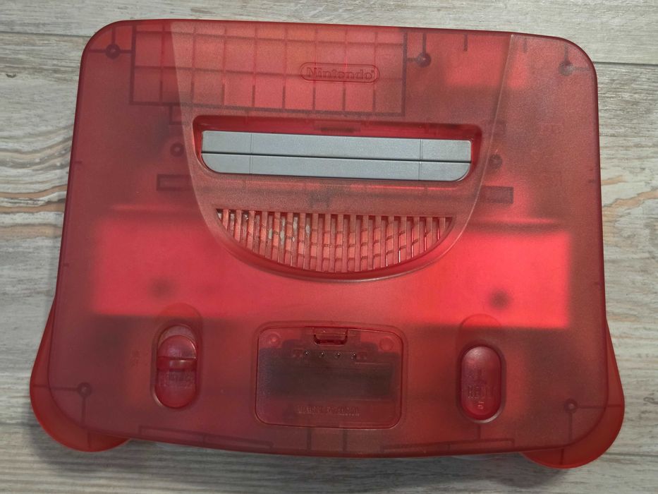 Nintendo N64 Funtastic Series Clear Red editie limitata versiune de Japonia