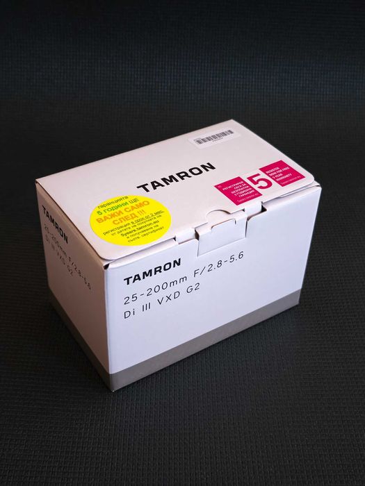 Продавам чисто нов обектив Tamron 25-200mm f/2.8-5.6 Di III VXD G2