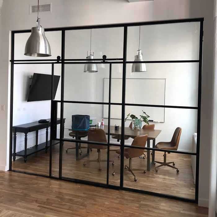 Стеклянные Loft перегородки и двери. Loft peregorodkalar va eshiklar.