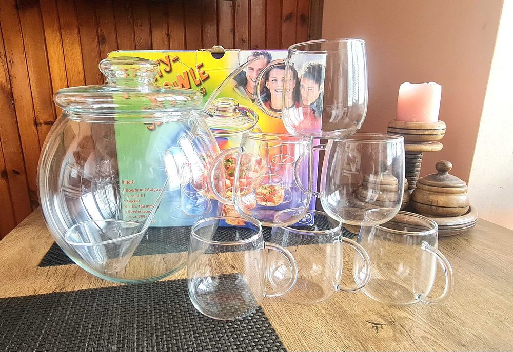 Комплект за напитки от 9 части ,,Bohemia" за пунш, чай, сокове 4.5L