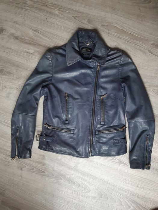 Massimo dutti geaca piele naturala