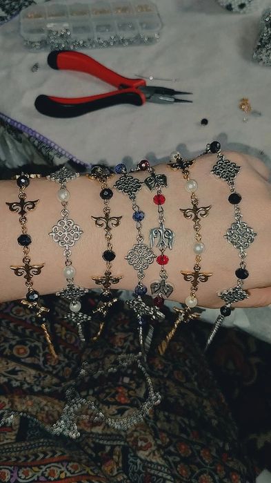 Бонбонерки этно браслет