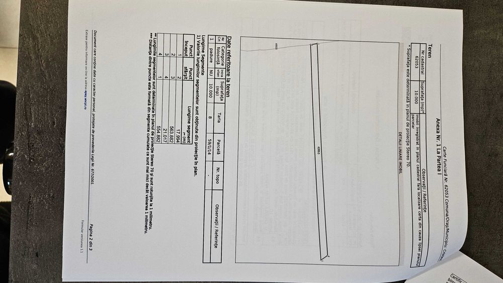 Padure -10000 mp ( 1 ha )  , comuna Cristesti - Motca , jud. Iasi .