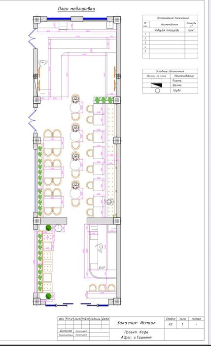 Аренда помещения под кафе в новом Бизнес-Центре   (ТЛ)