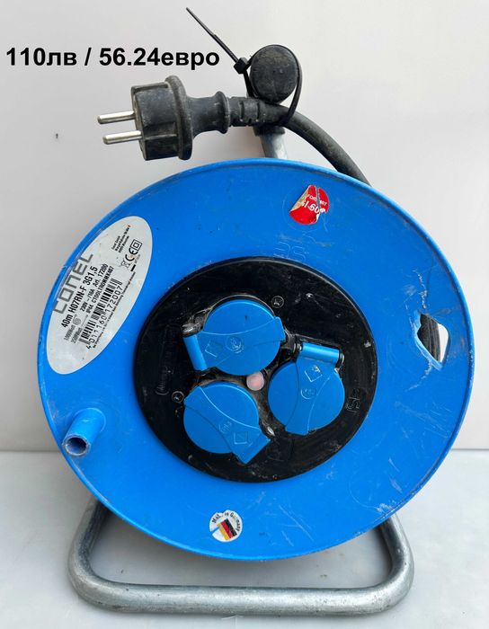 Качествени немски електрически удължители на макара по 40метра