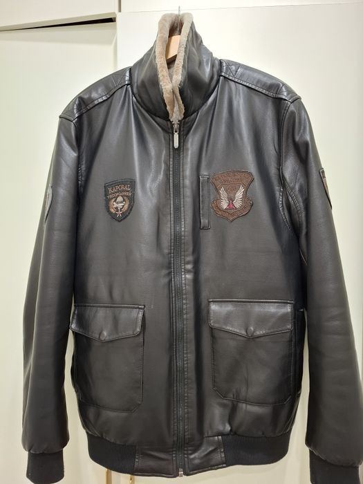 Дубленка кожаная Авиатор