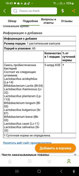 Пробиотики для собак и кошек 60 капсул