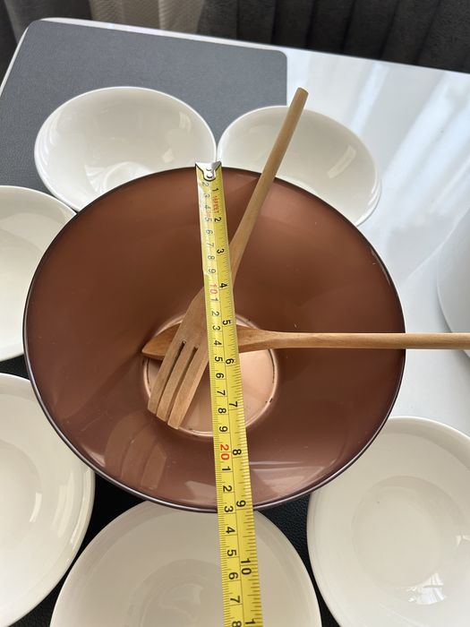 Купа за супа порцелан 6 бр + подарък купа за салата