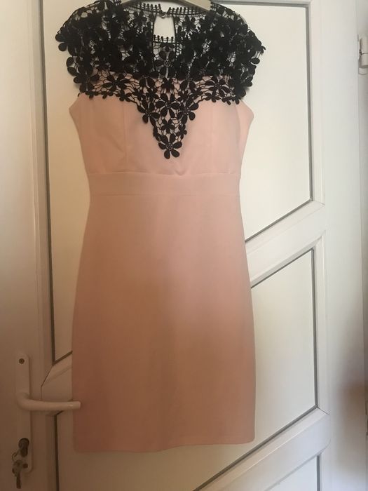 Rochie roz pal , elastica