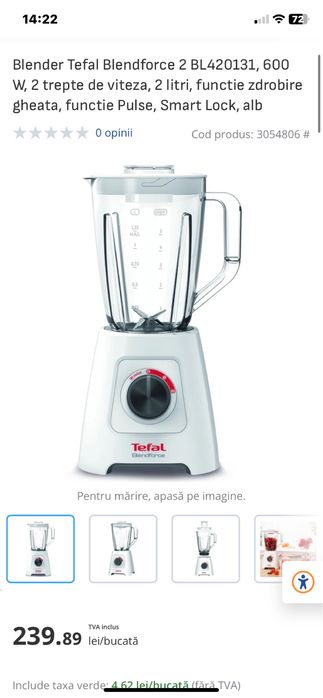 Blender tefal blendforce