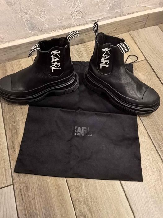 Боти естествена кожа karl lagerfeld 39 номер