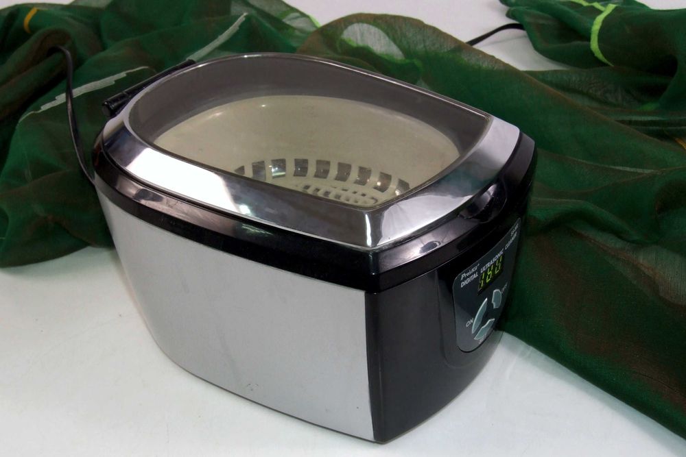 Aparat PRO's Kit: curata cu ultrasunete bijuterii, CDuri, ceasuri, proteze dentare, mecanisme si obiecte mici, etc NOU