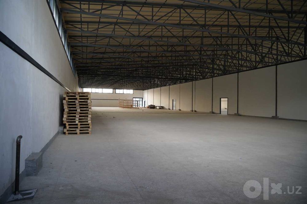 Аренда/продажа оптовых павильонов 1400–3200 м² (25 000 сум за 1м²)