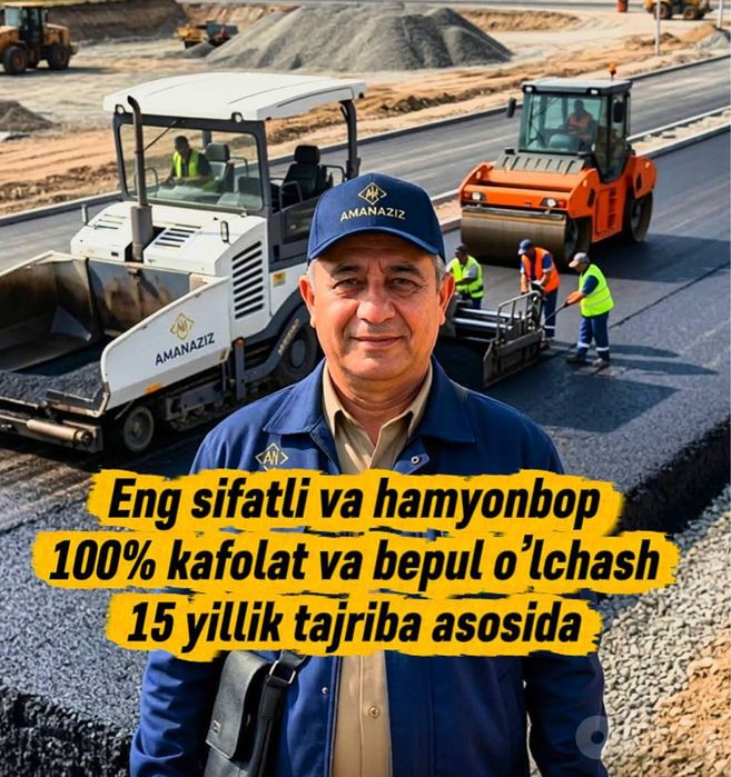 Asfalt / asfalt qilish xizmati / асфалть килиш хизмати