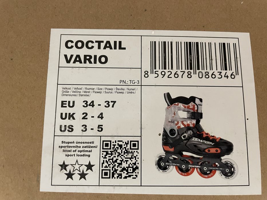 Ролери 34-37 coctail vario