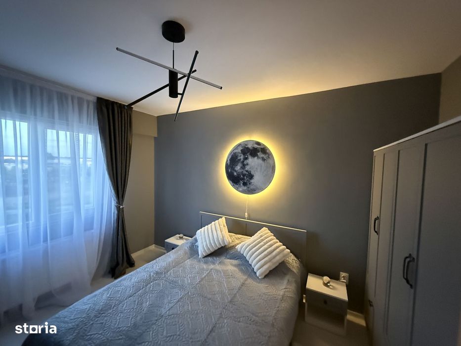 Inchiriez penthouse 3 camere mobilat full premium, 90mp, terasa pano