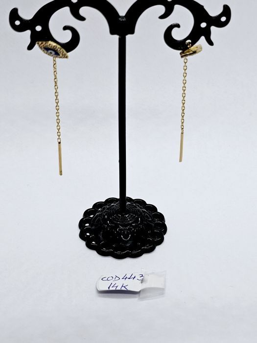 Vand cercei din aur 14 k 1.71 g cod 443