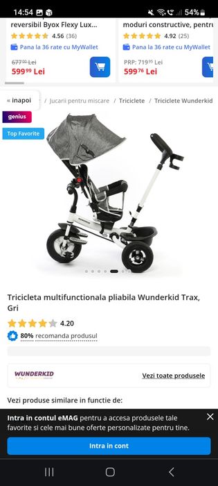 Tricicleta pentru copii