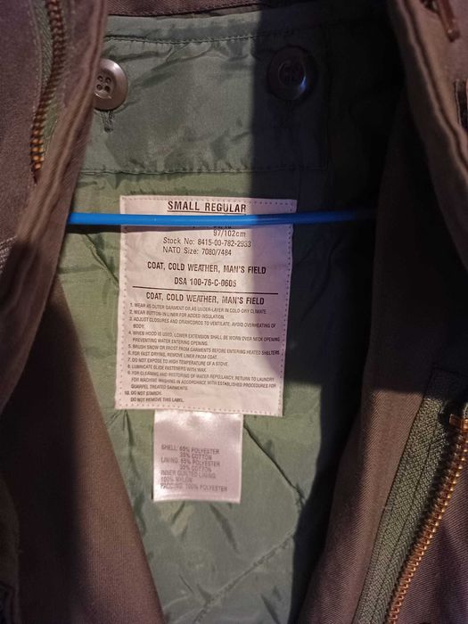 Veston M65 USA Army kaki