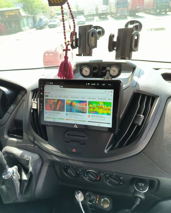 Navigatie android Ford Transit Waze YouTube GPS