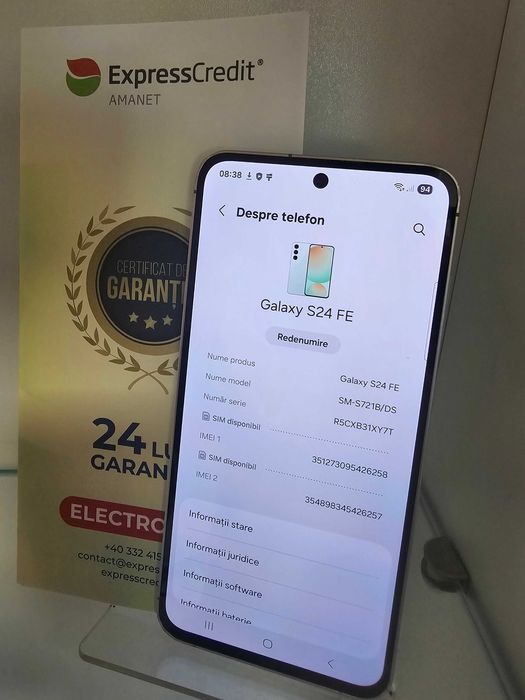 (Ag 29 Siraj ) Telefon Samsung  S24 FE / B32946 / Garantie 2 Ani !!