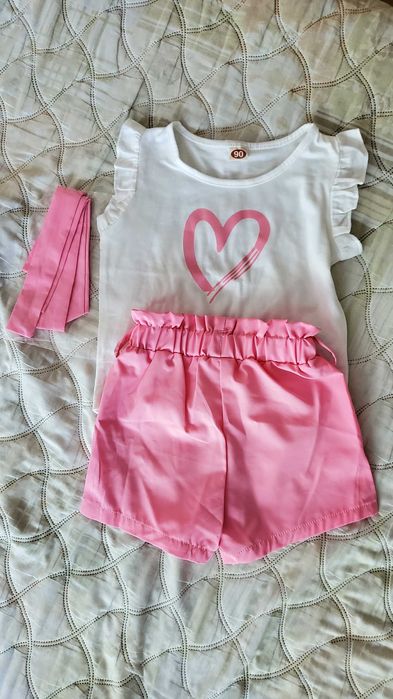 Летен бебешки комплект от 2 части