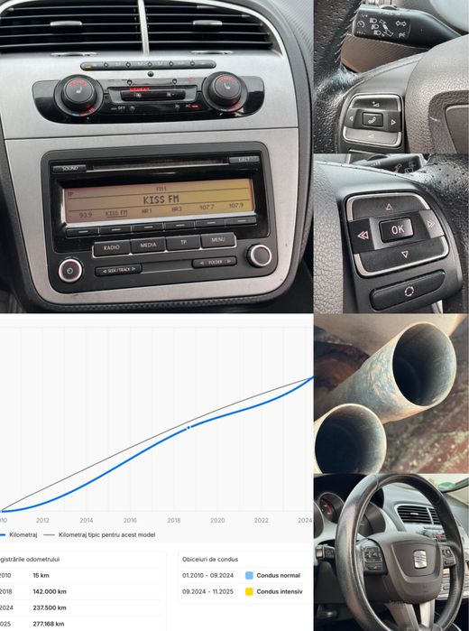 Vând Seat Altea FreeTrack Motor 1,6 Diesel R.A.R Efectuat Euro 5