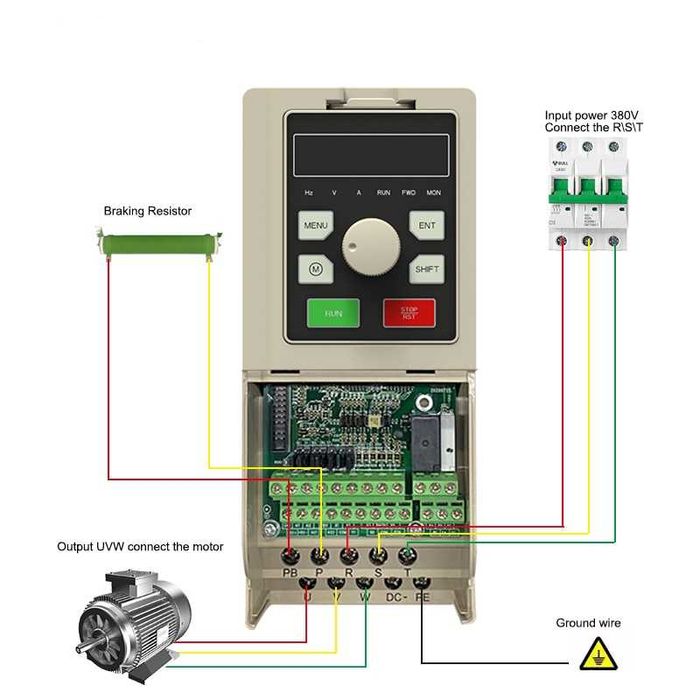 Convertizor Frecventa, Putere 5.5 kW, Alimentare 380V, Iesire 380V