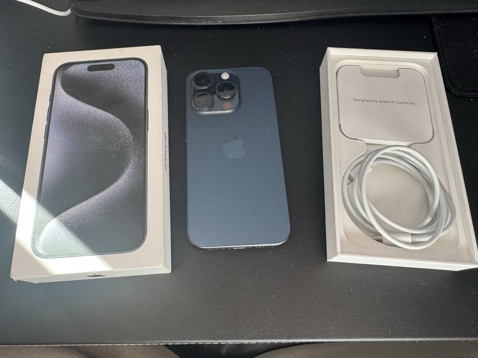 iPhone 15 Pro 256 Blue Titanium