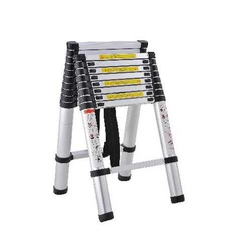 Scara telescopica combi, 2 tronsoane, aluminiu, 2,6 m, Noua