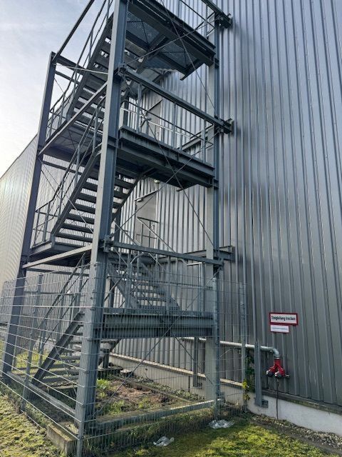 Scări de exterior galvanizate profesionale industriale