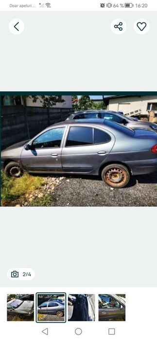 Vând piese din Renault Megane 1 2003 motor 1,9 diesel