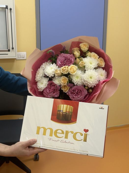 Цветы с мерси (большой)