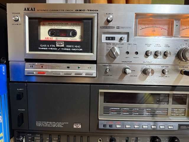 Casetofon AKAI GXC-750, silver