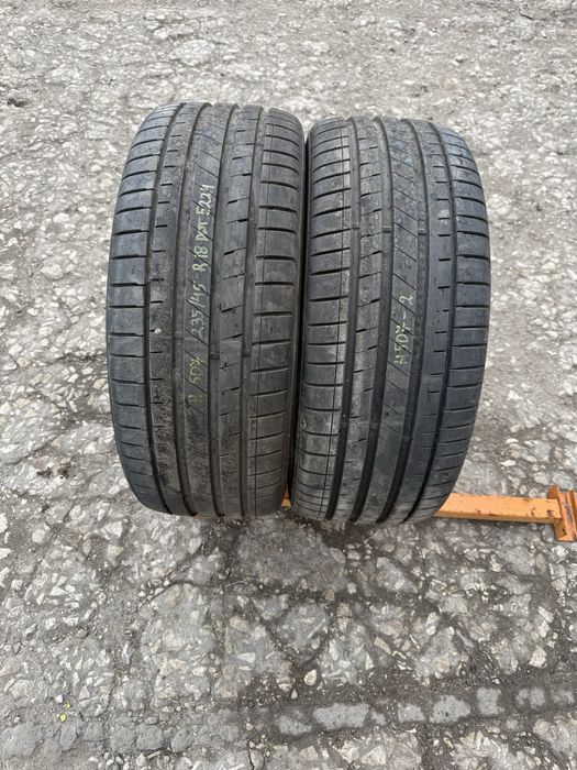 2 броя летни гуми Kumho 235/45 R18 Dot 5224 ном 507
