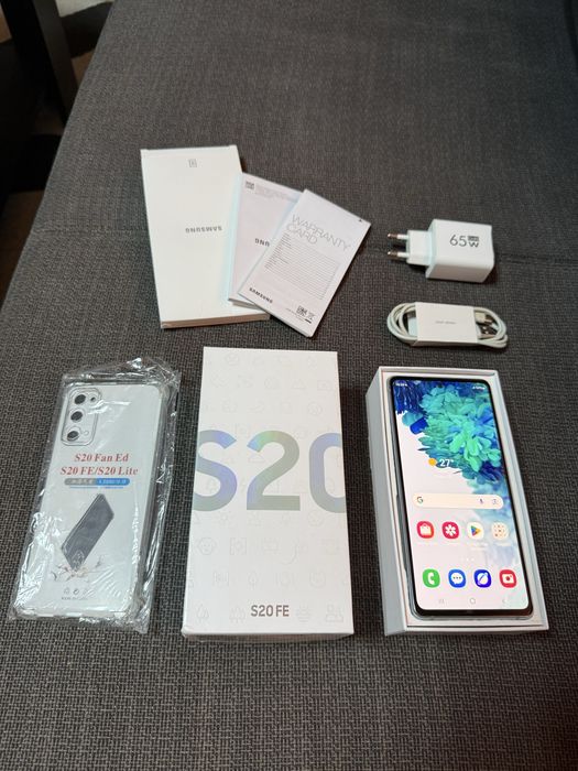 Galaxy S20 FE 5G Dual Sim Cloud Mint, 128 GB, Като нов